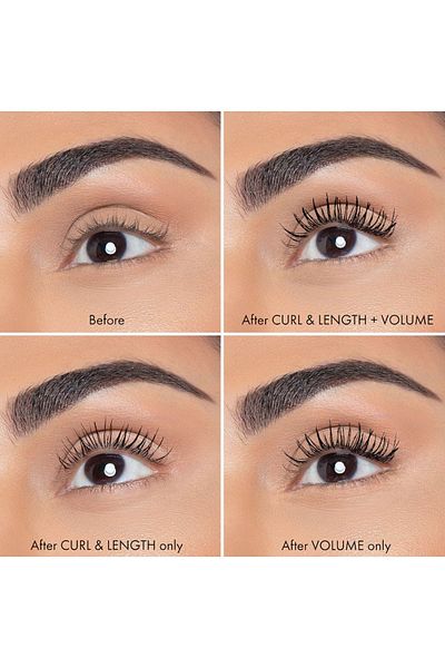 Huda Beauty ماسكارا مزدوجة الأطراف لتكثيف الرموش وتطويلها