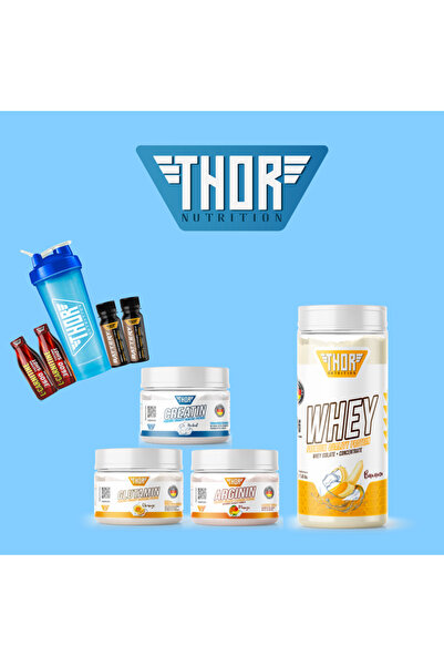 THOR NUTRITION EKONOMIK PAKET WHEY+CREATINE+GLUTAMIN+ARJININ