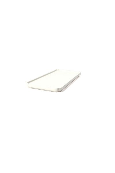 SQUALO Porcelain Serving Plate Flat Rectangle - White - 10x5cm - A24466