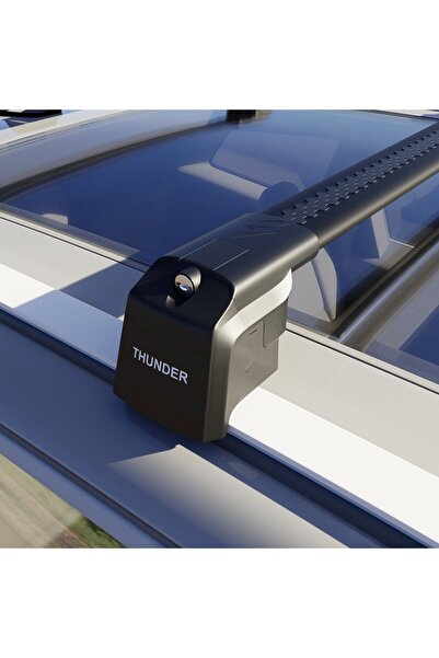 Thunder Peugeot Rifter 2025 2025 Carrier Siyah Kilitli Ara Atkı Cross Bartavan Barı