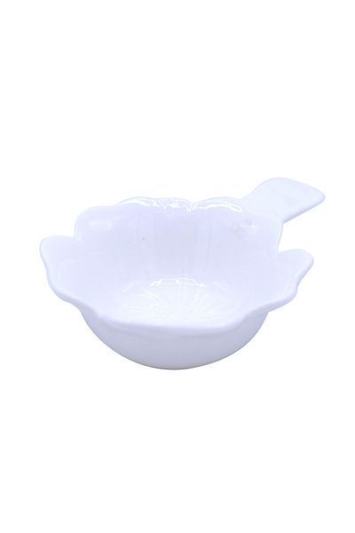 Bin-Shihoun Abomar Porcelain Yogurt Bowl White