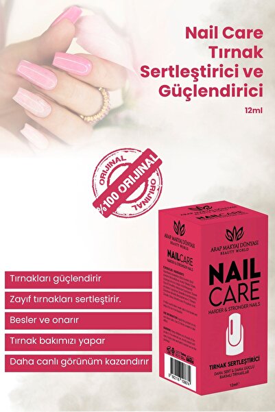 Arap Makyaj Dünyası Nailcare Tırnak Ve Güçlendirici (12 Ml)