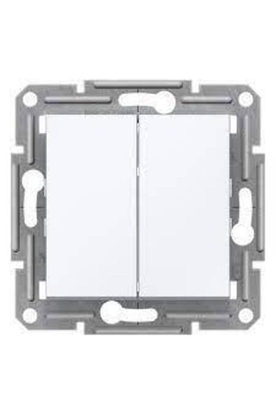 Schneider Electric White Asfora Commitator