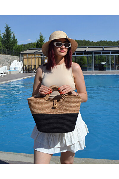 CARPELLA HOME Bohemian Style Summer Bag - Beach Bag, Decorative Bag, Washable Bag