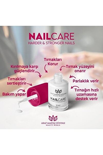 Arap Makyaj Dünyası Nailcare Tırnak Ve Güçlendirici (12 Ml)