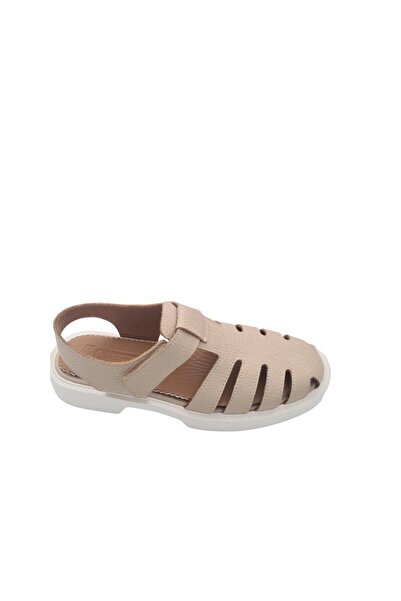 a ayak&kabım official Sandale de damă roz casual din piele naturală