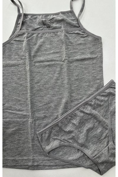 Katamino Girl's Plain Undershirt Laundry Set