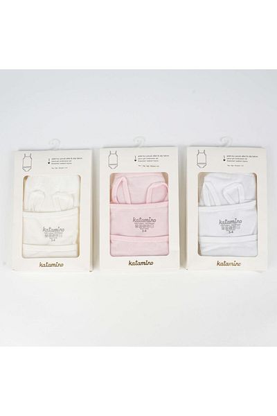 Katamino Girl's Plain Undershirt Laundry Set