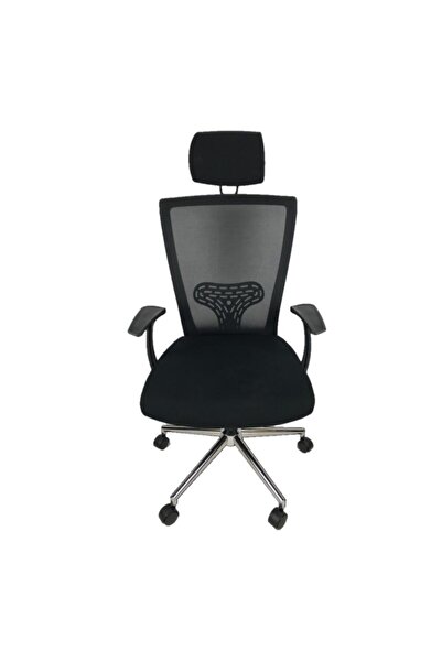 GOLDSİT Quatro Yönetici Koltuğu 000 Ct - Krom Ayak (siyah Kumaş)