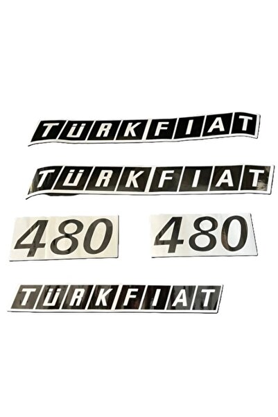 Yerli Fiat 480 Traktör Yan Yazı Takımı