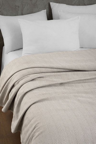 Evim Lancia Beige Pique Double Cotton - 200X230 cm