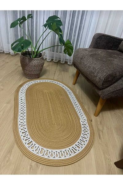eftlyhome Hooded Jute Mat - Gift, Rug, Door Mat