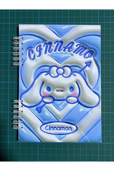 Cuppy Box Cinnamoroll 50 Sheets 3d Notebook - with Bonus Sticker