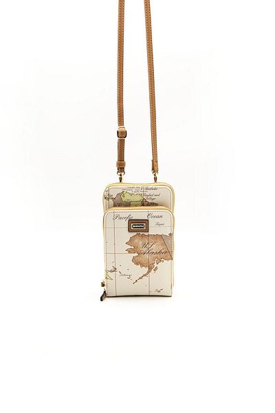 Silver Polo Γυναικείο πορτοφόλι με λουράκι A.taba Nv1011 Beige