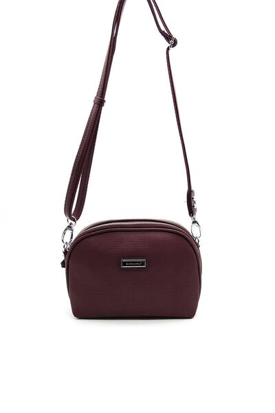 Silver Polo كلاريت ريد - حقيبة كروس نسائية كلاريت ريد Nv765