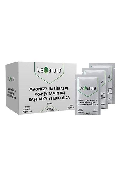 VeNatura 60 Sachet Magnesium Citrate and P-5-p