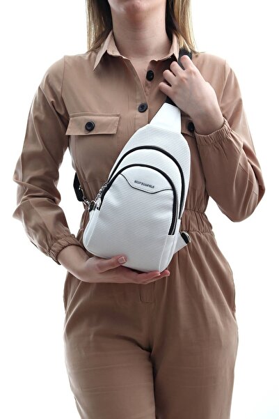 Silver Polo Біла жіноча сумка на пояс Nv959 Біла