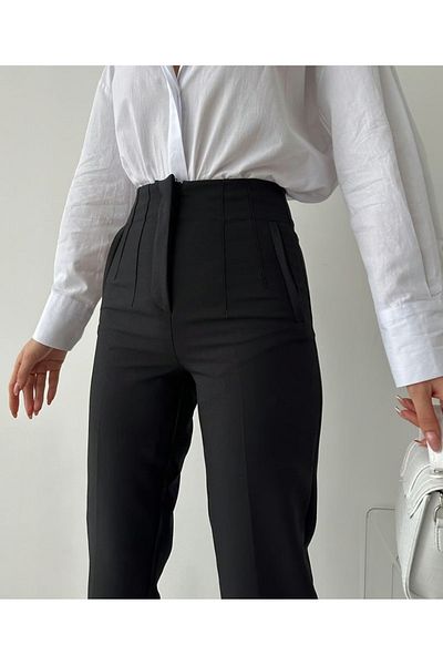 EFİL Pantaloni Black Trend Morcov Model Disponibili Marimi Plus