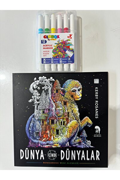 Romos Yayınları Worlds Inside the World (Acrylic Pen 12 Pack)