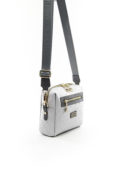 Silver Polo Silver Polo A.Silver-Anthracite Nv1038 Women's Cross Bag