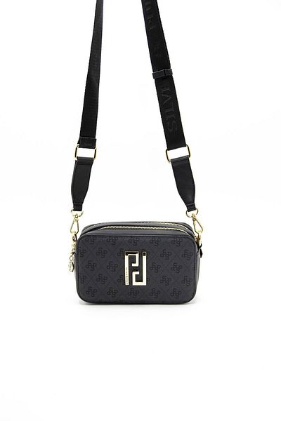 Silver Polo Antracit - Negru Nv1078 Geantă Crossbody pentru femei
