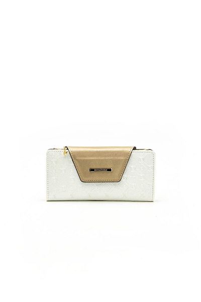 Silver Polo S.nut Nv1114 Sedef Women's Wallet Card Holder