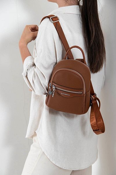 Silver Polo Γυναικείο σακίδιο πλάτης Taba Nv983 - Tan