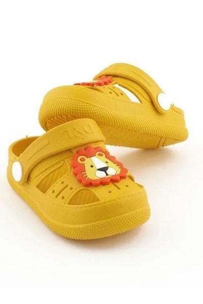 casso Daily Orthopedic Non-Slip Sole Children's Home Kindergarten Sea Soft Sandals Slippers with Animal Figures