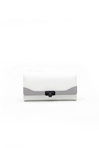 Silver Polo Gray Nv979 - White Women's Wallet Card Holder