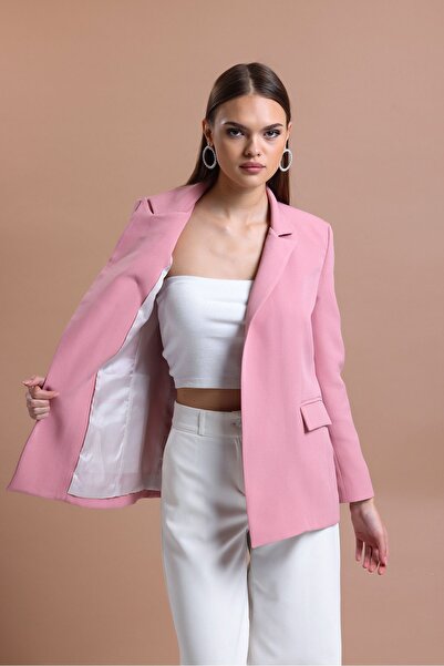 Tangül&Ali'S Moda Evi Gül Kurusu Blazer Ceket