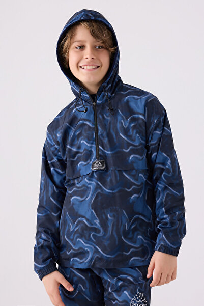 Kappa Ανδρικό παιδικό αδιάβροχο σε μπλε ναυτικό χρώμα