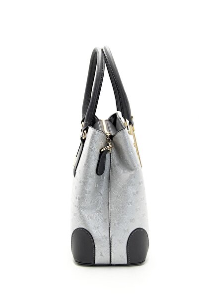 Silver Polo Geantă de mână pentru femei Antracit Nv667 - A.Gümüş