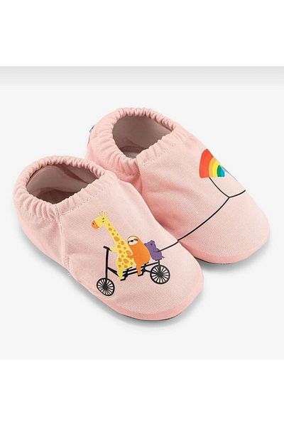 HOPFRÖG Kite-Bike Hyper Dust Pink Barefoot Smart Booties