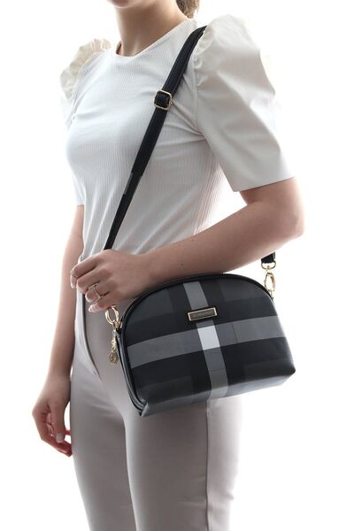 Silver Polo Черна Nv765 - Дамска чанта през рамо