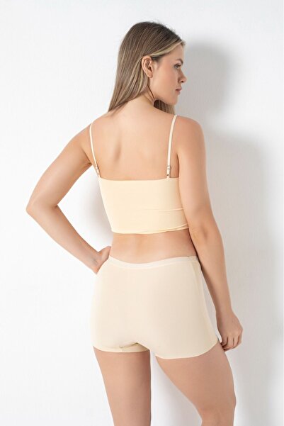 Miss Blue Moon Basic Lazer Kesim Dikişsiz Kadın Boxer/şort 2400