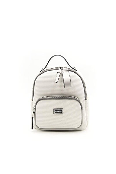 Silver Polo Rucsac alb - gri SP1130 pentru femei