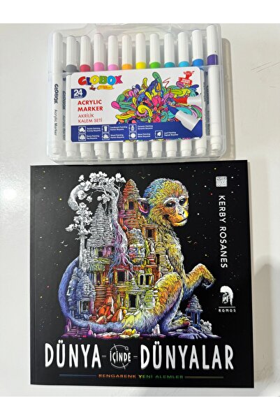 Romos Yayınları Dünya İçinde Dünyalar (Akrilik Kalem 24’lü)