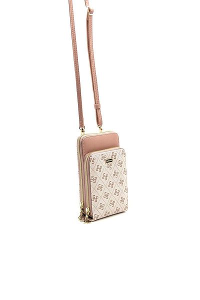 Silver Polo Salmon Pink Women's Wallet - Nv1011 Hanging Model
