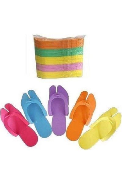 Epicure Colorful Pedicure Slippers 50 Pairs
