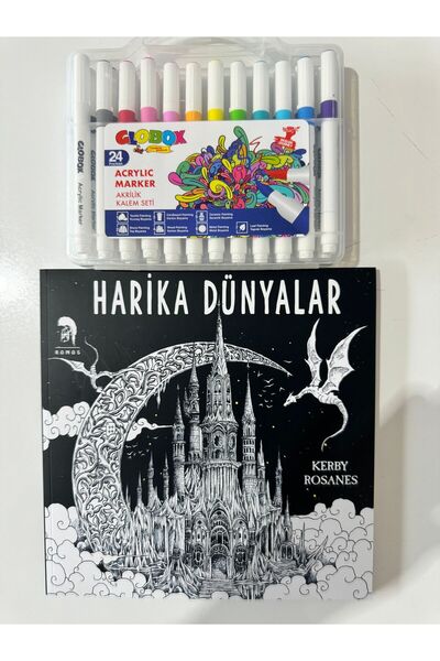 Romos Yayınları Harika Dünyalar (Akrilik Kalem 24’lü)