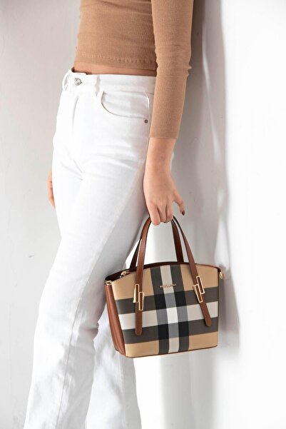 Silver Polo Taba Nv1021 - Geantă de mână bej pentru femei