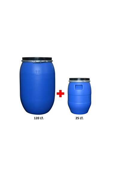 GLC PAINTS Plastik Varil Seti - 1 Adet 120 Lt. + 1 Adet 25 Lt. Bidon