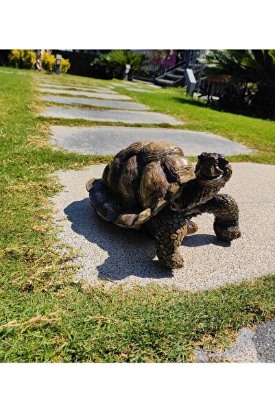 SZN DEKOR Kaplumbağa Bahçe Heykeli, Bahçe Dekorasyonu, Bahçe Heykelleri, Vera...