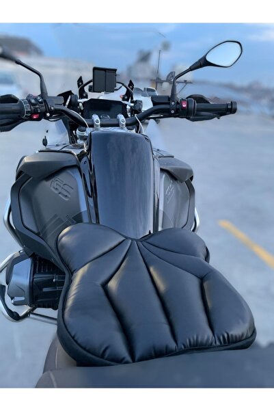 Motobros سرج مريح من الجلد للدراجات النارية، وسادة مقعد إسفنجية فيسكو سميكة ل...