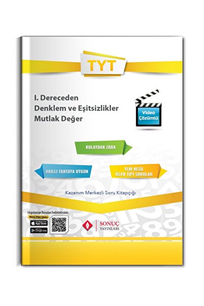 Sonuç Yayınları Sonuç Tyt 1.dereceden Denklem Ve Eşitsizlikler