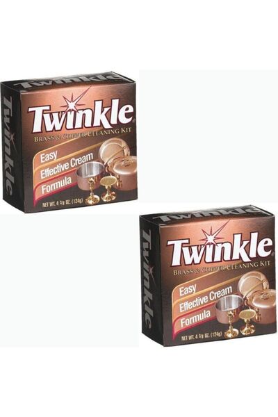Twinkle Pirinç, Bakır Temizleyici Ve Parlatıcı Krem 124gr (2 ADET) Made In Us...