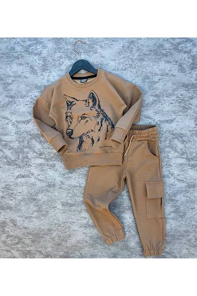 EFSACE Set of 2 - Wolf Printed