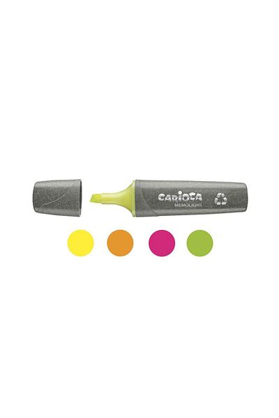 TOYFEST Carioca Eco Family - 4-Piece Highlighter Marker Set