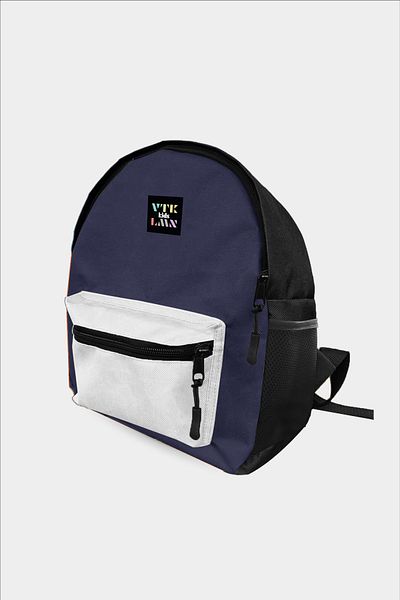 Vatkalimon White, Navy and Black Backpack for Children - Nursery and Preschool