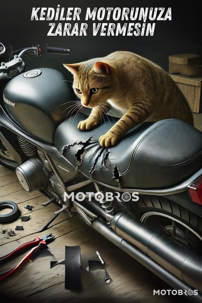 Motobros 3 Tekerlı 1 Koltuklu 1 Kısılık Elektrıklı Motor Branda Örtu Yırtılmaz